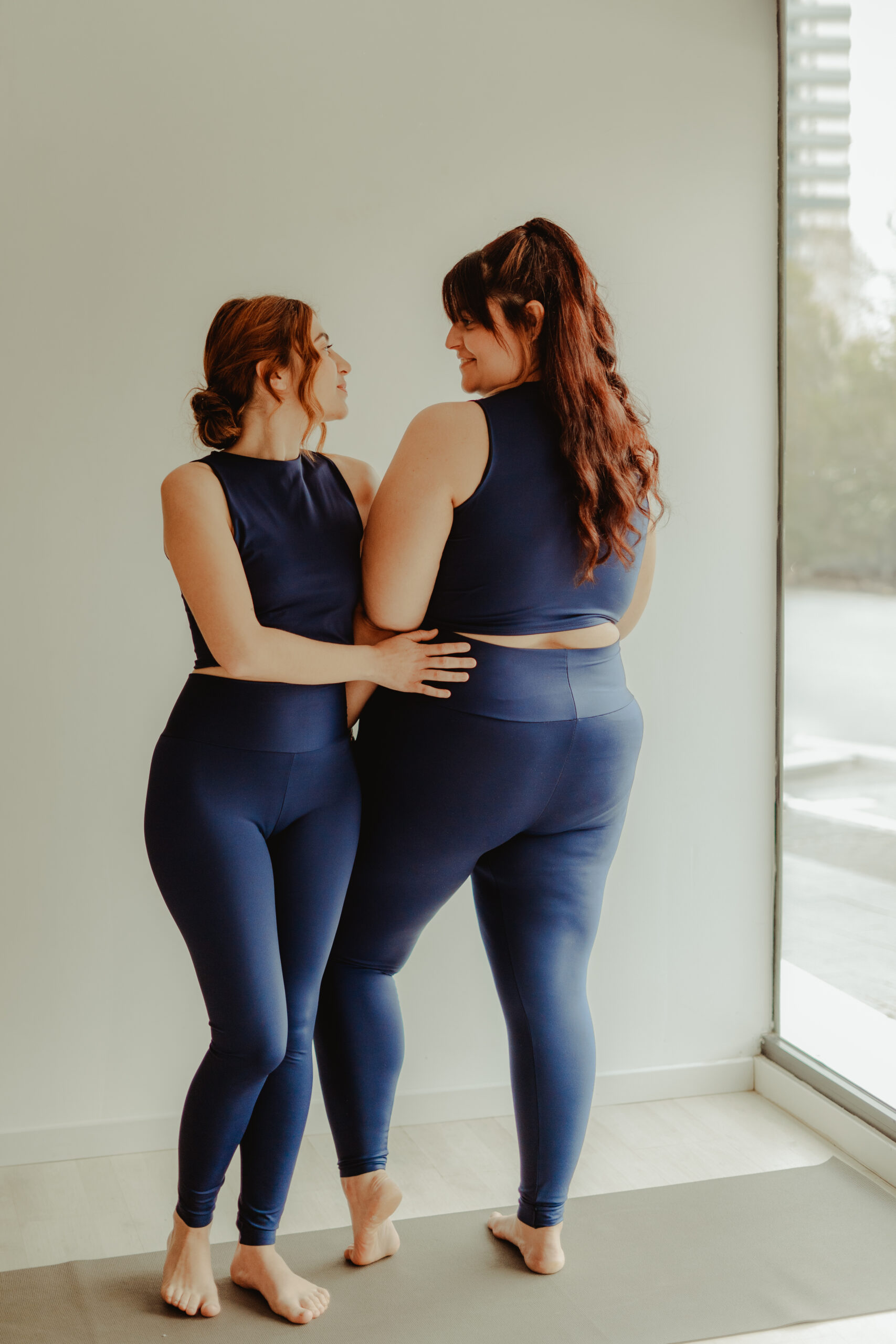 Leggins largos azul marino