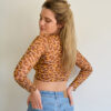 Camiseta tul transparente