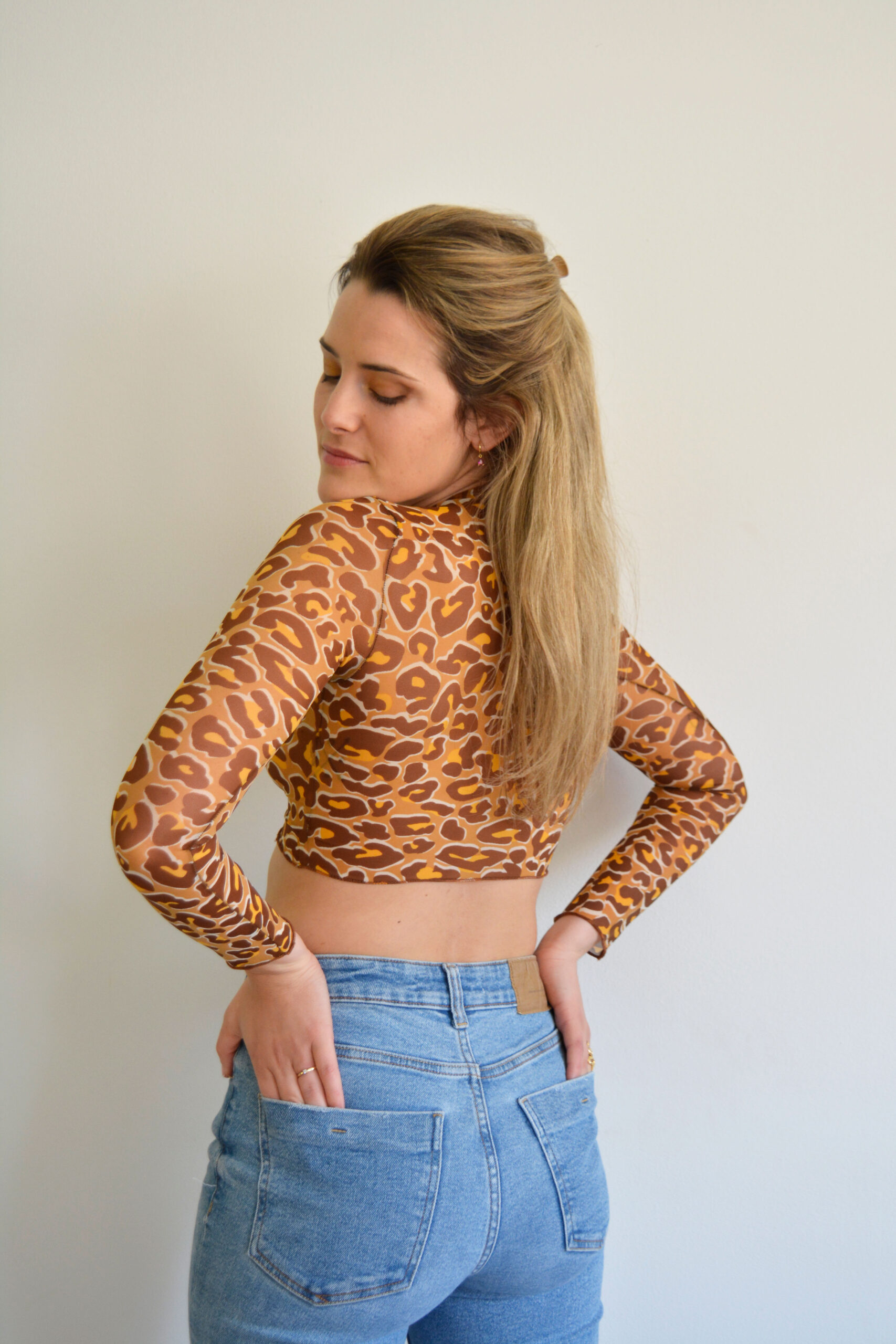 Camiseta tul transparente